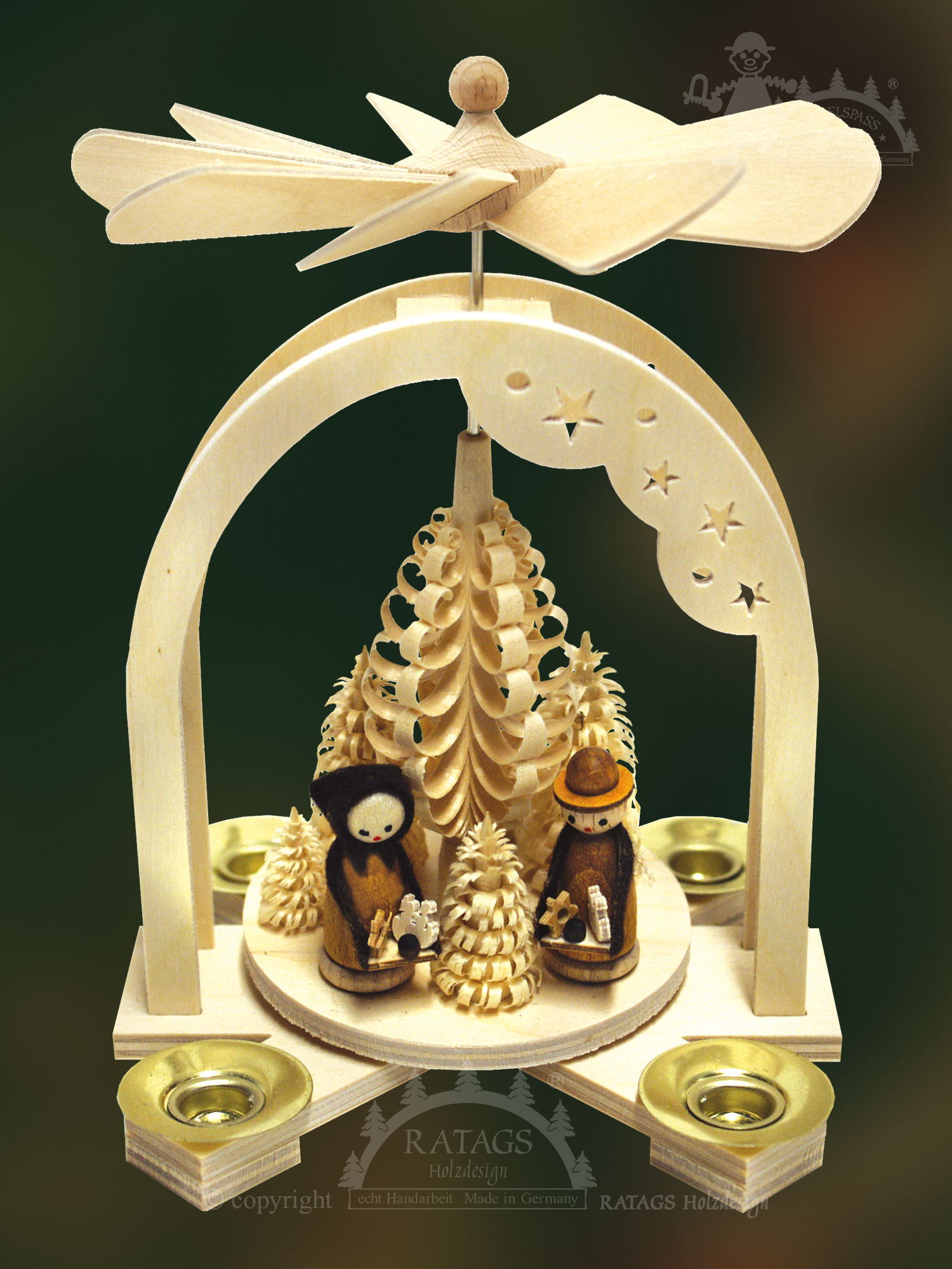 Craft set, mini pyramid, centrepiece tree