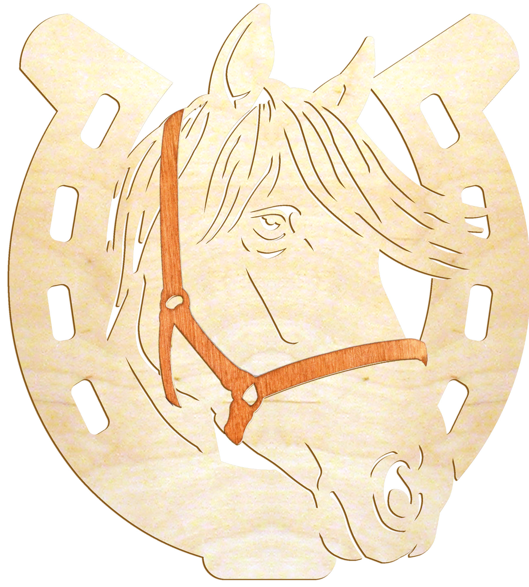 Window picture, horse luck