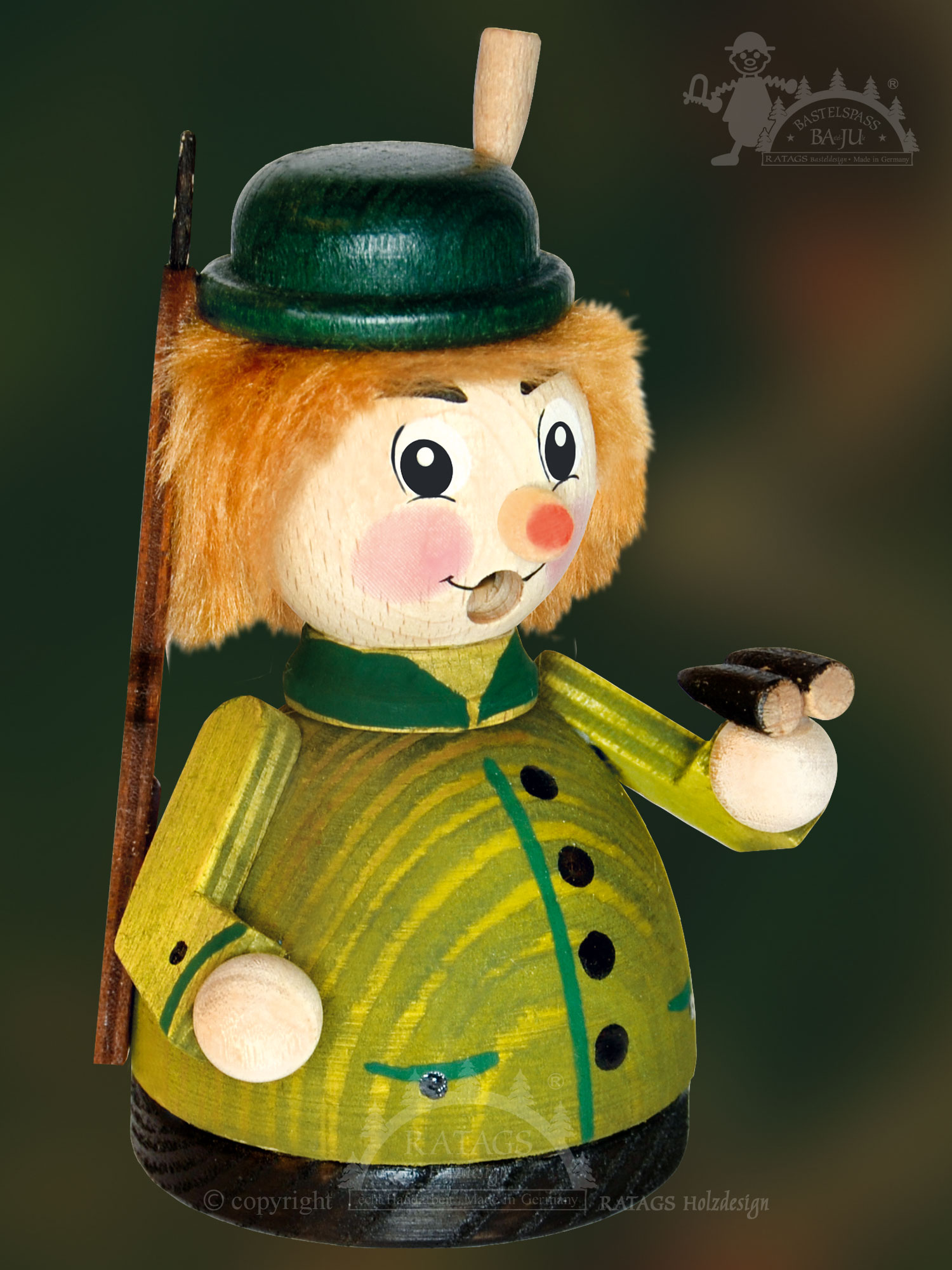 Räuchermännchen zum Basteln, Moppel, Förster