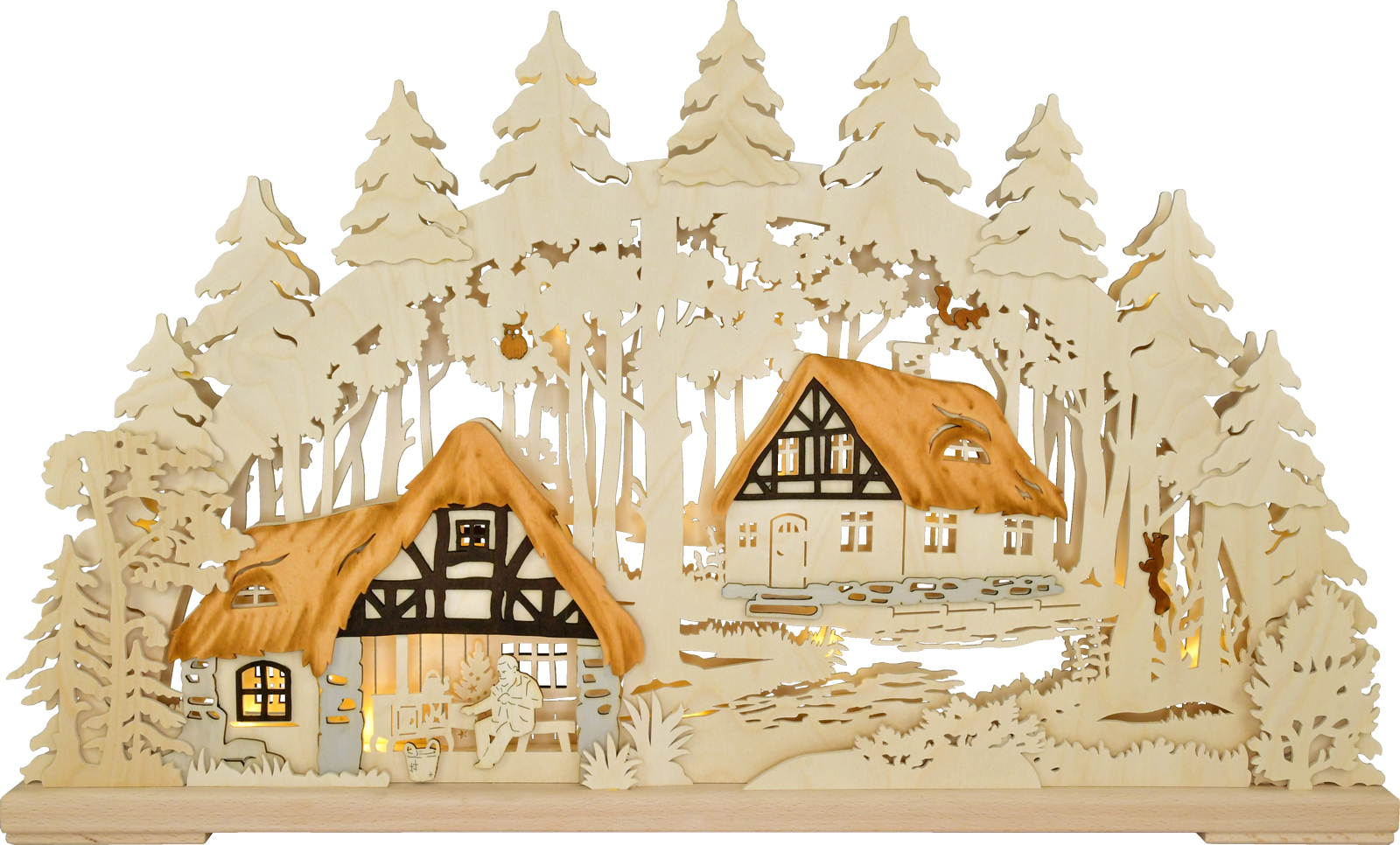 3D-Schwibbogen gr., Feriendorf