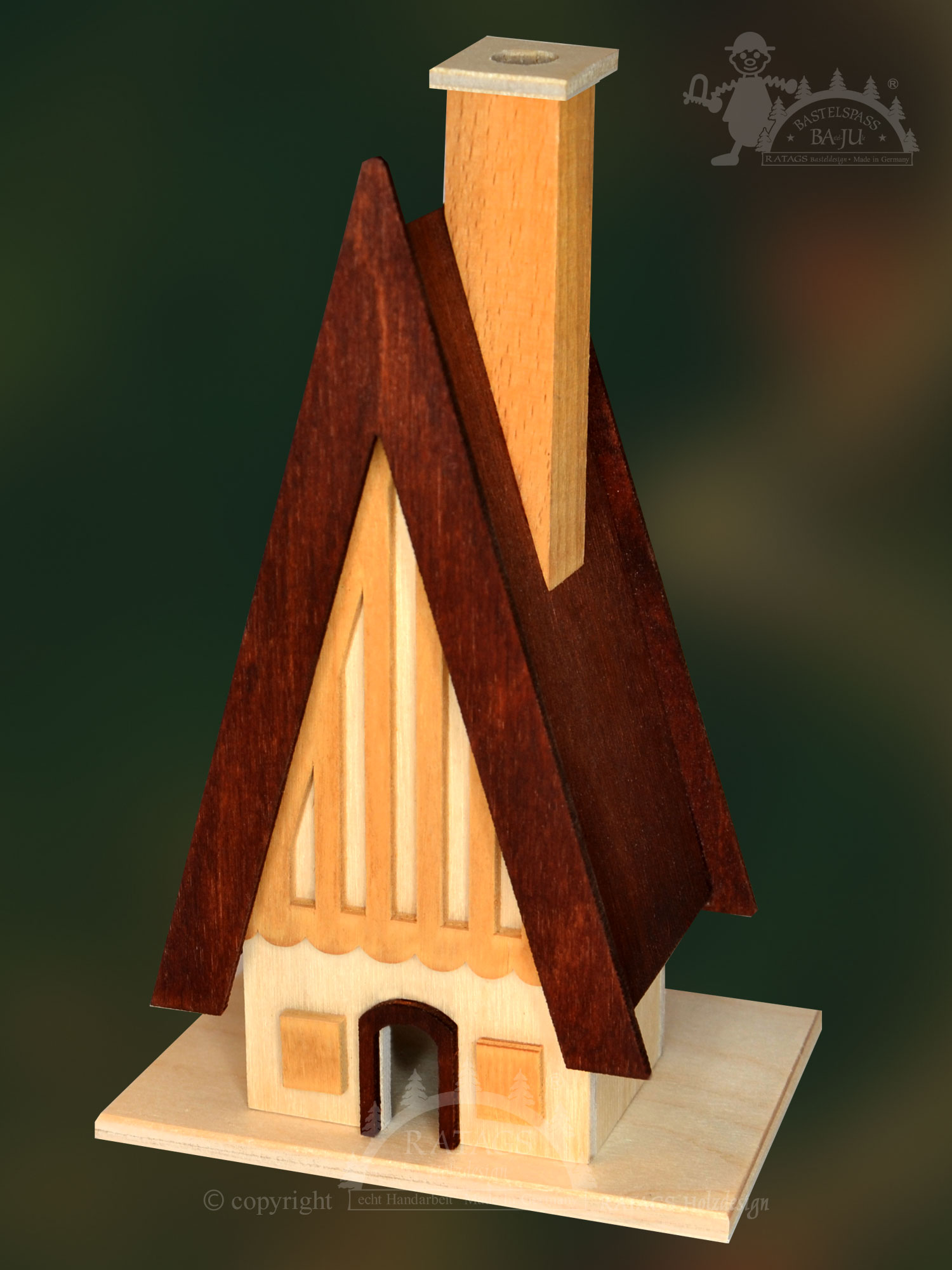 Räucherhaus zum Basteln, Finnhütte
