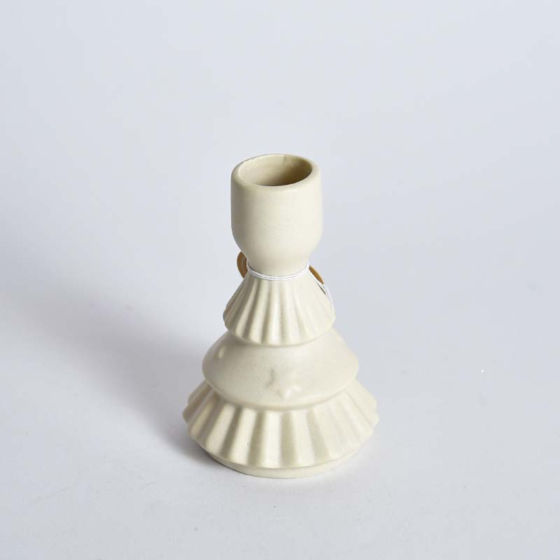 Damio candlestick, Christmas tree, 2 assorted, H 10.5 cm, L 7 cm, dolomite