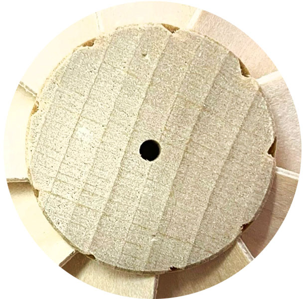 Roue à ailettes, 23 cm, trou de 2,5 mm