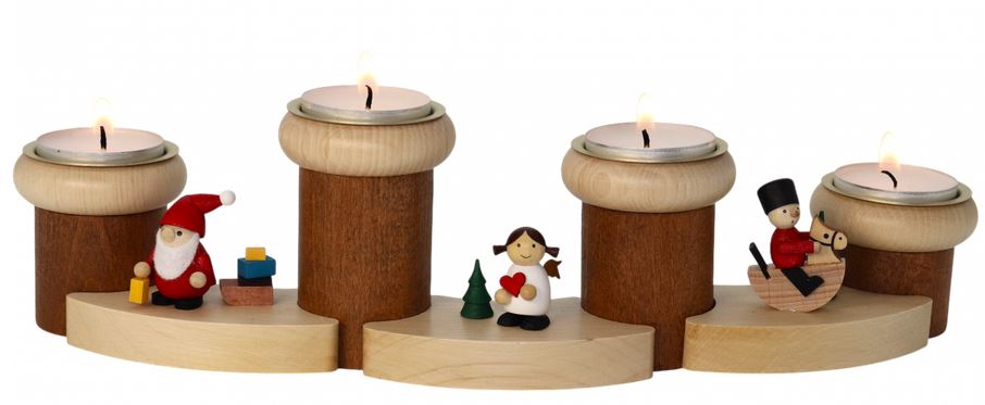 Adventsteelicht Weihnachtsmann,