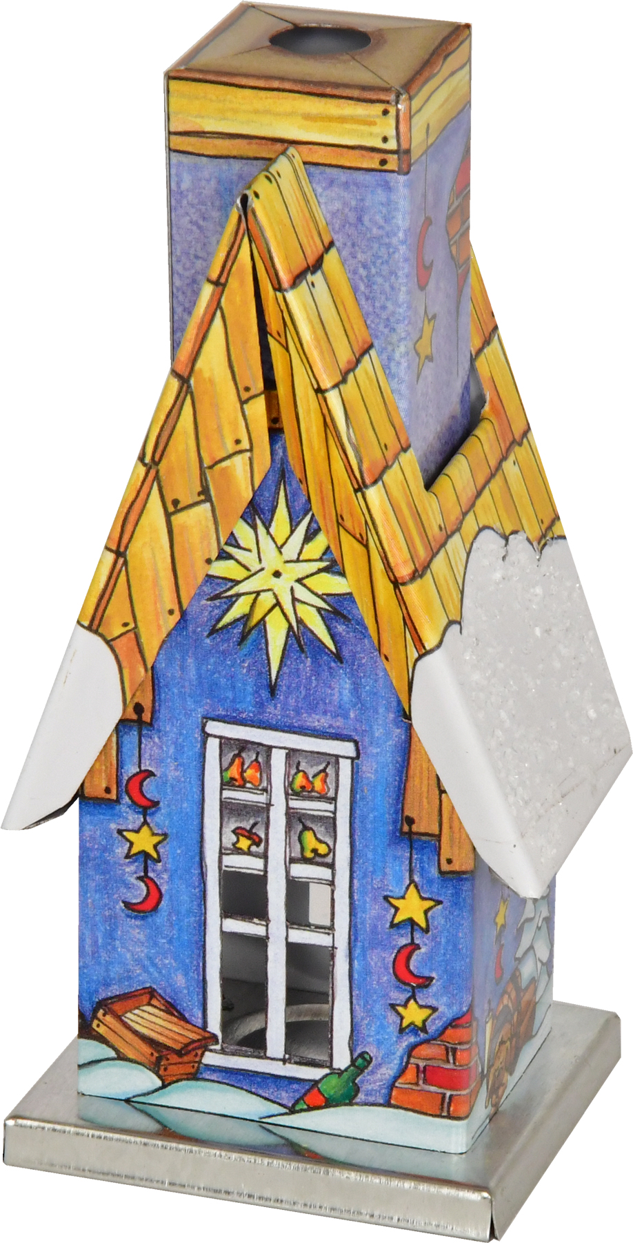 No.2 KNOX hut, yellow, blue, hoarfrost KNOX incense hut, metal