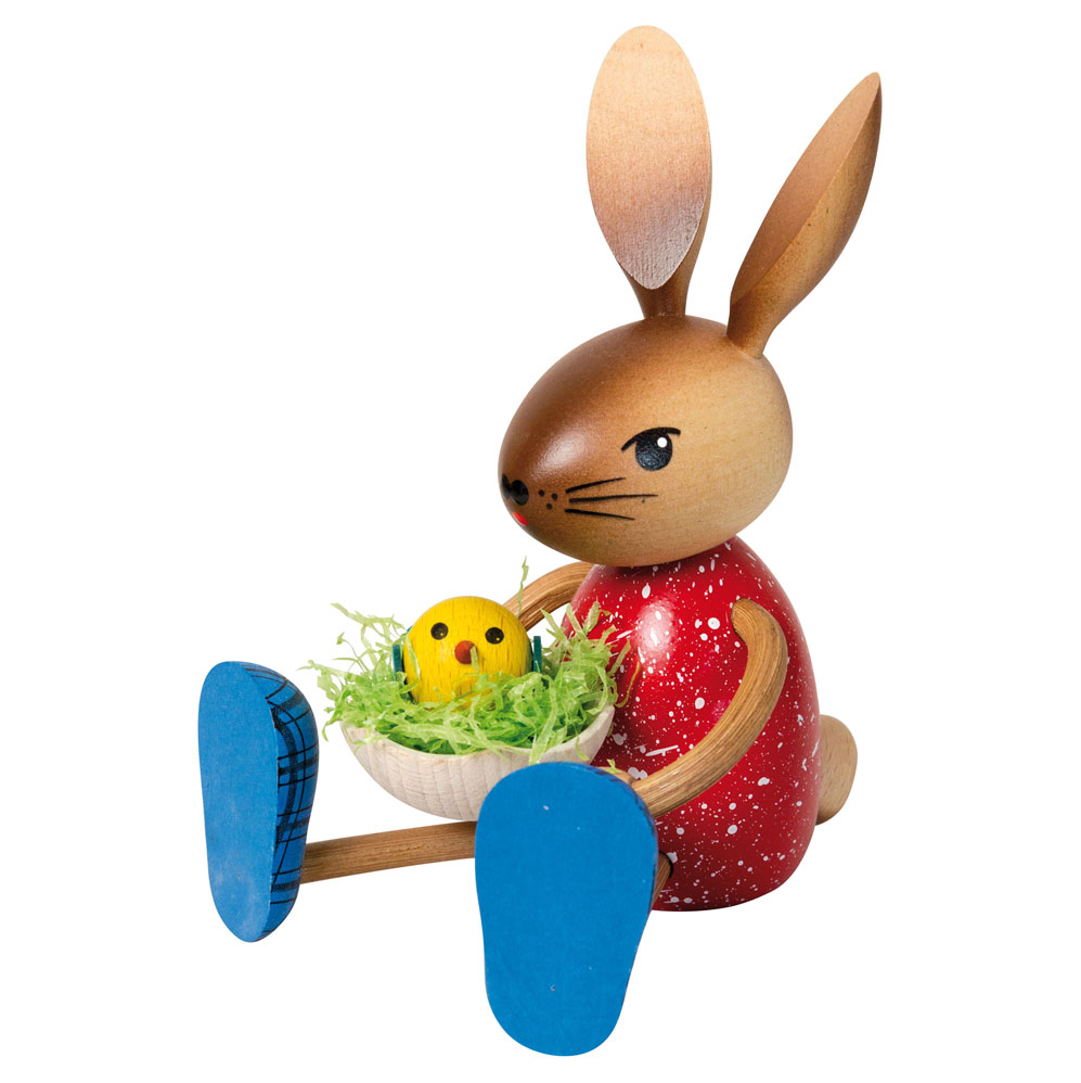Hasemädchen mit Kücken