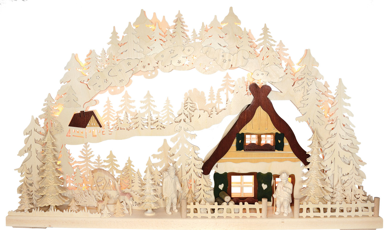 3D-Schwibbogen groß, Ruhepause 3D-Schwibbogen groß, Ruhepause