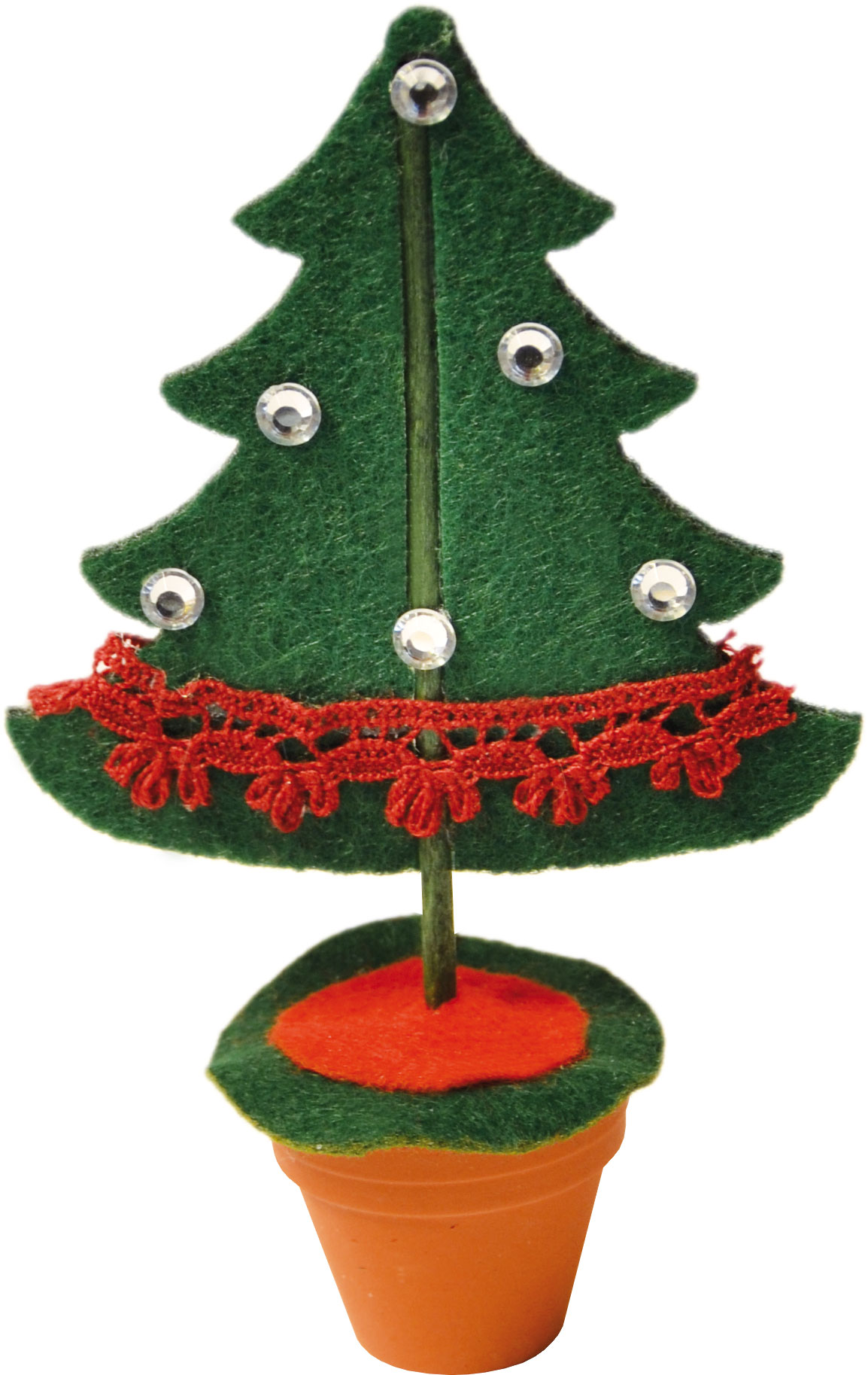 BS Christmas tree, glitter stones