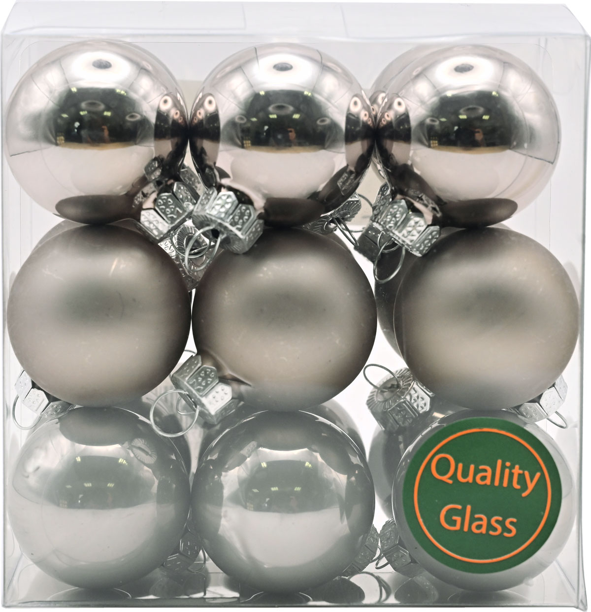 cb. 18 glassballs/cap titan grey cb. 18 glassballs/cap titan grey