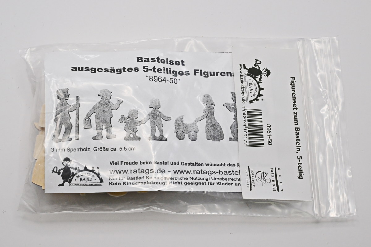 Figurenset zum Basteln, 5-teilig