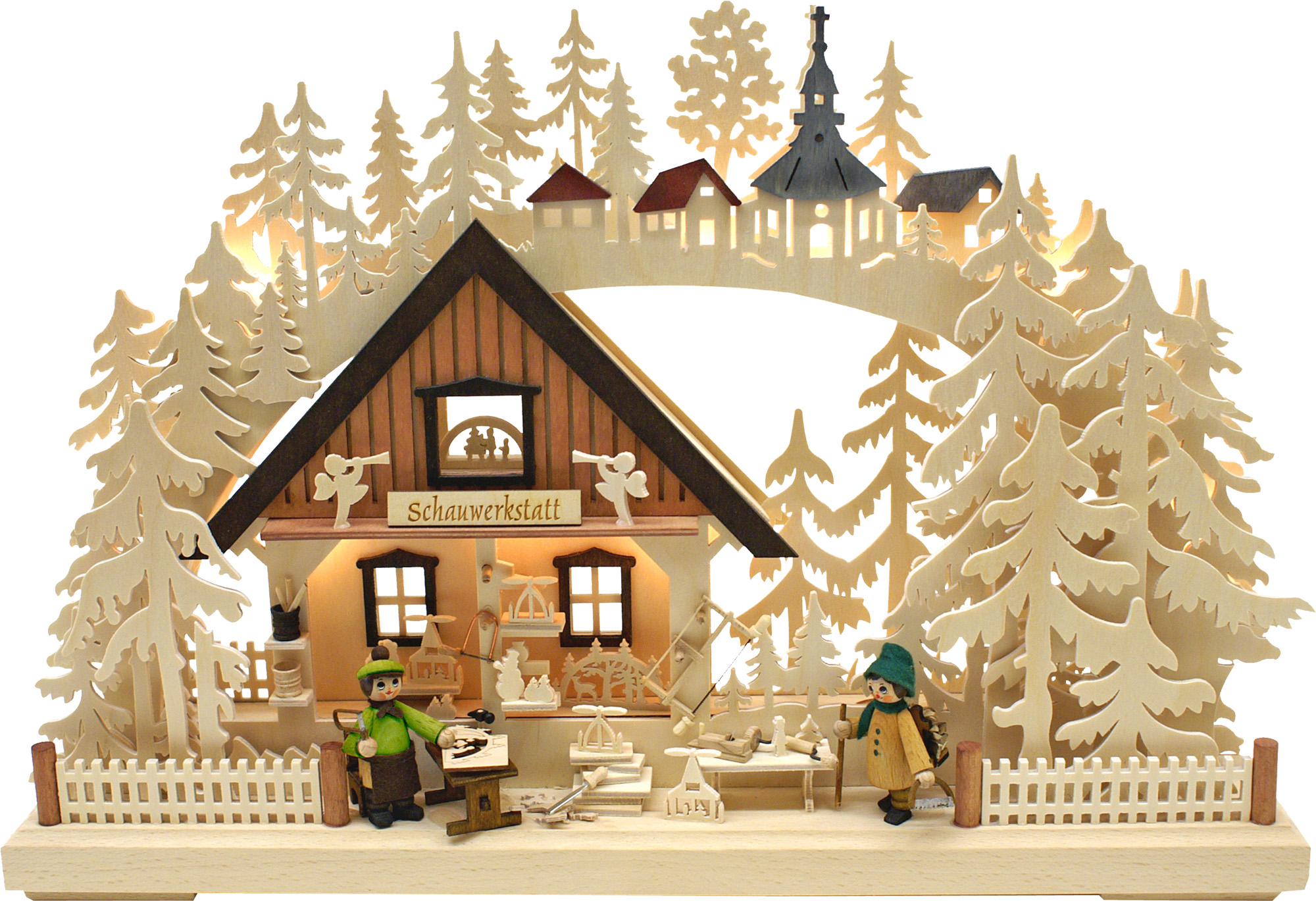 3D-Schwibbogen liten, utställningsverkstad