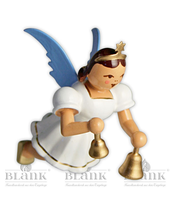 Floating angel bells, coloured