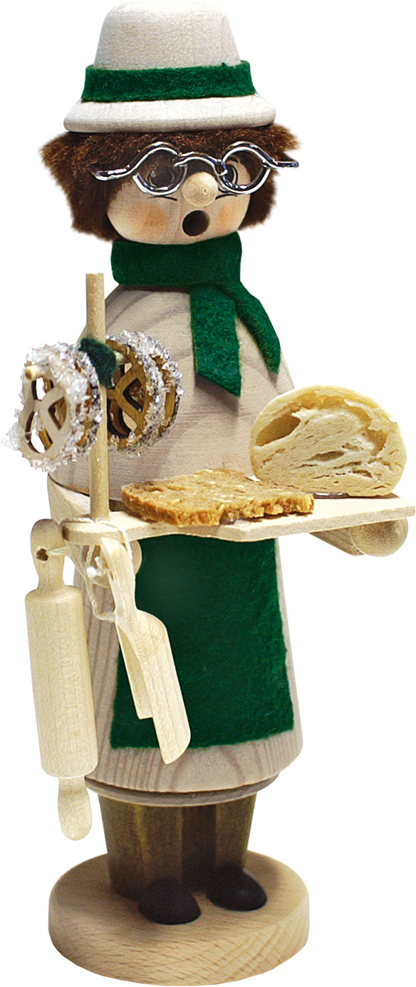 Glazed natural wood, baker