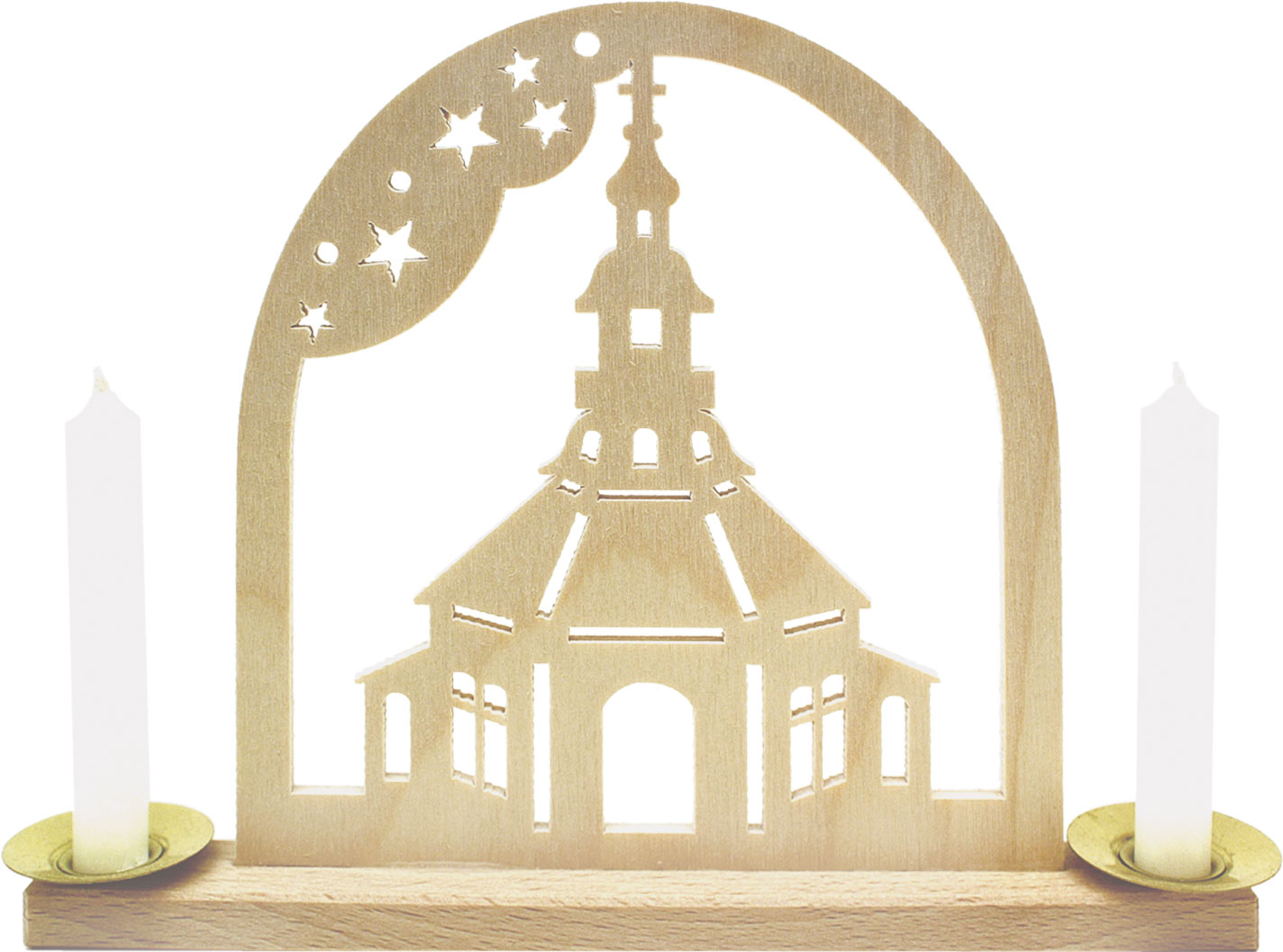 Miniature candle arch Seiffen church