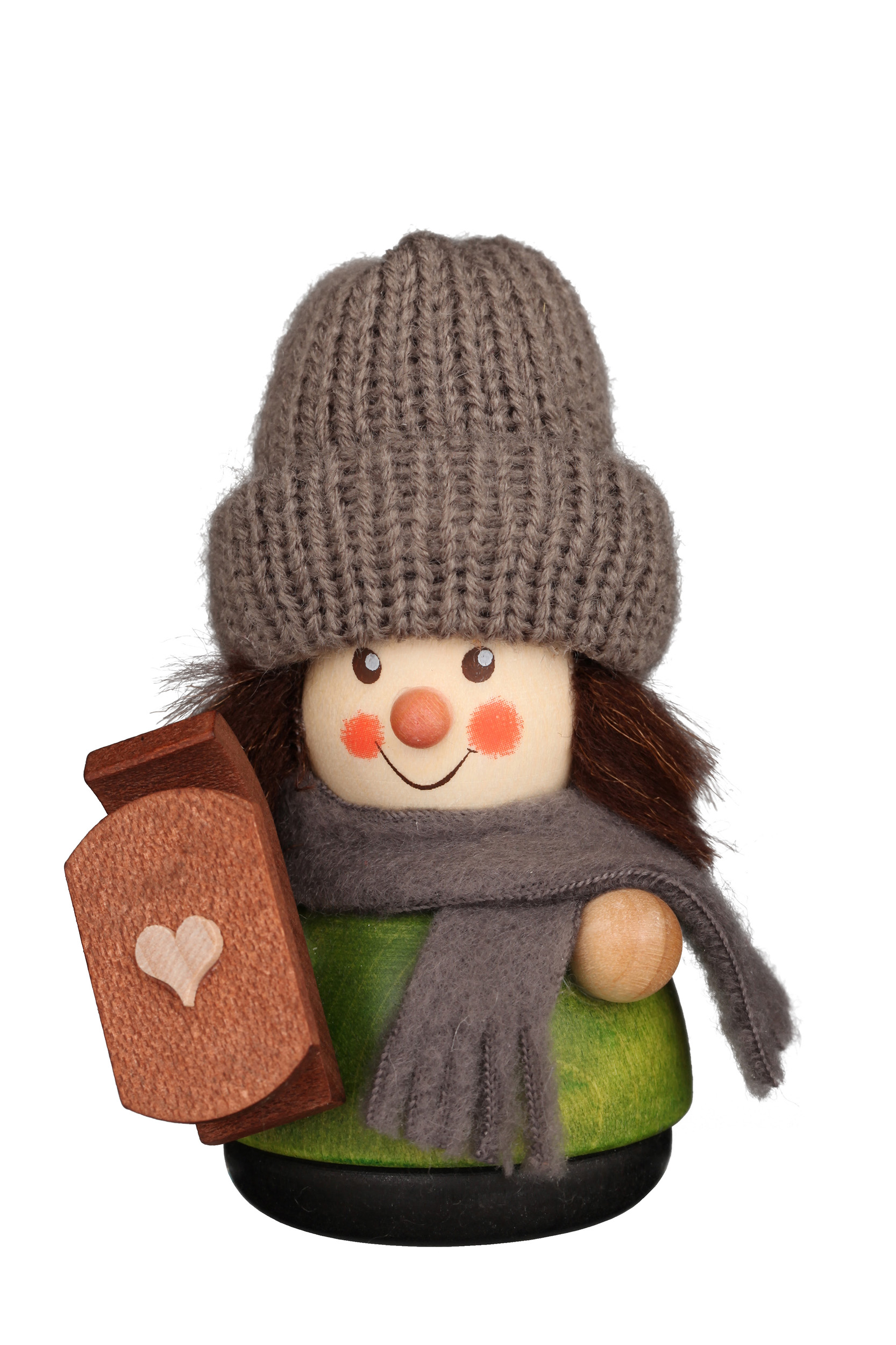 Wackelpuppe Rodler (rocking figure) 8.50 x 5.50 x 5.50 cm