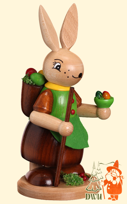 Rabbit with scooter, colourful