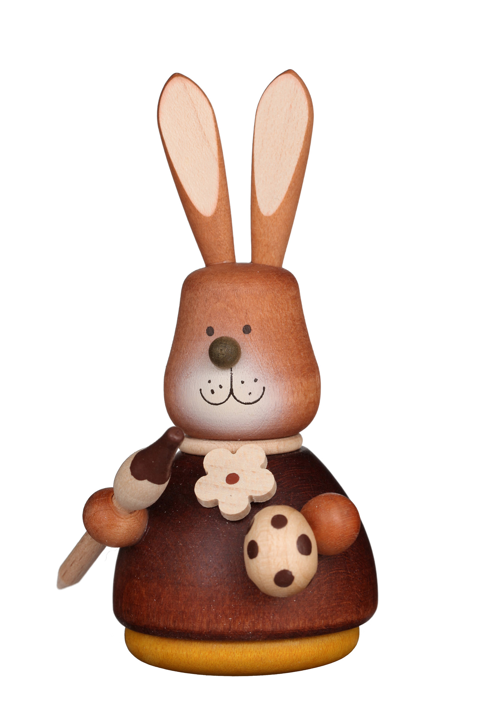 Wackelhase mit Pinsel natur Wackelhase mit Pinsel natur