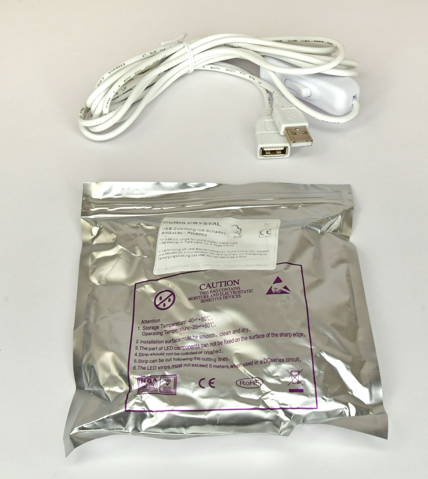USB 2.0 Verbindungskabel 3m