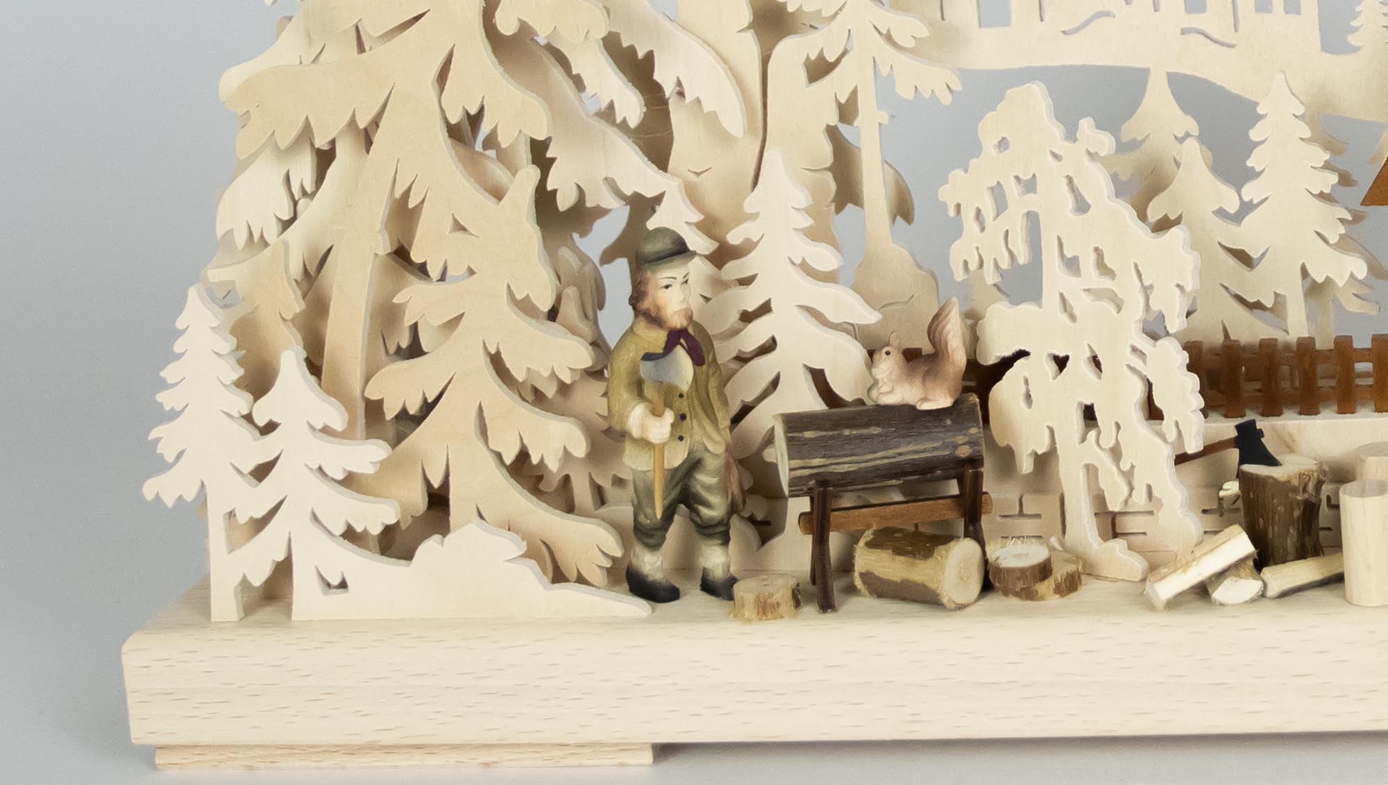 Petit arc lumineux 3D, le soir