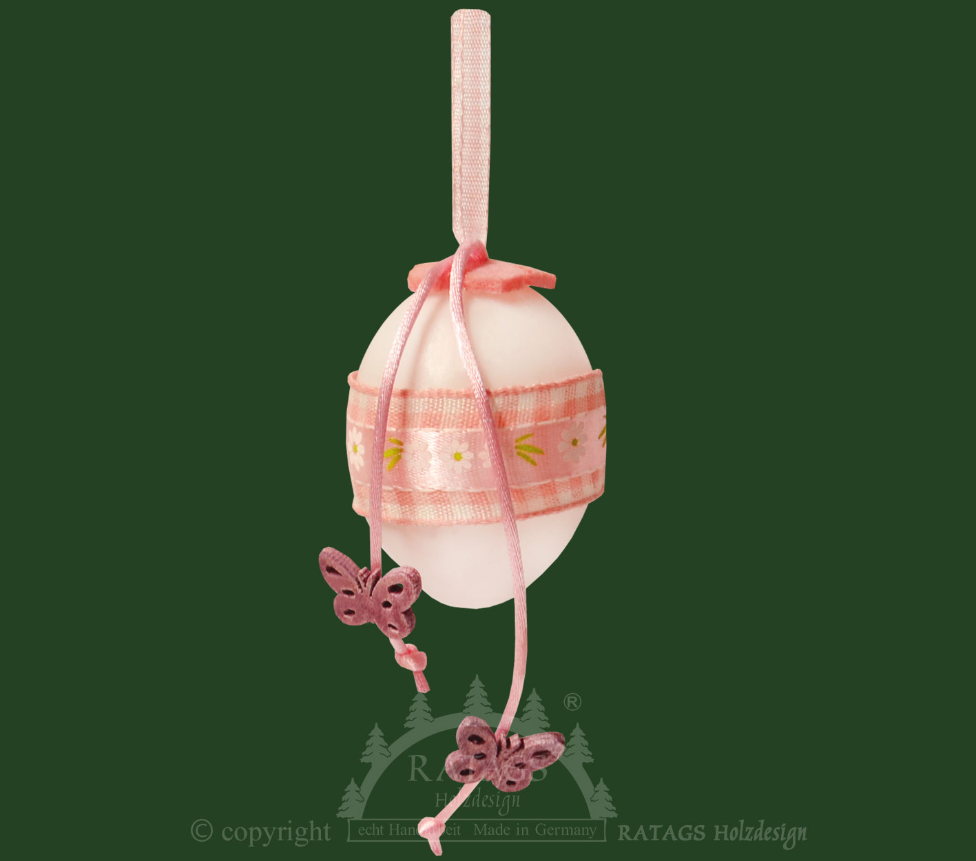 Tree decoration Easter decoration egg made of plastic, with accessories