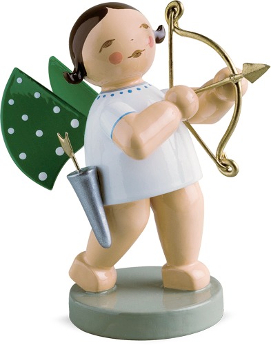 No. 1, Amorengel, Engel mit Bogen dunkle Haare