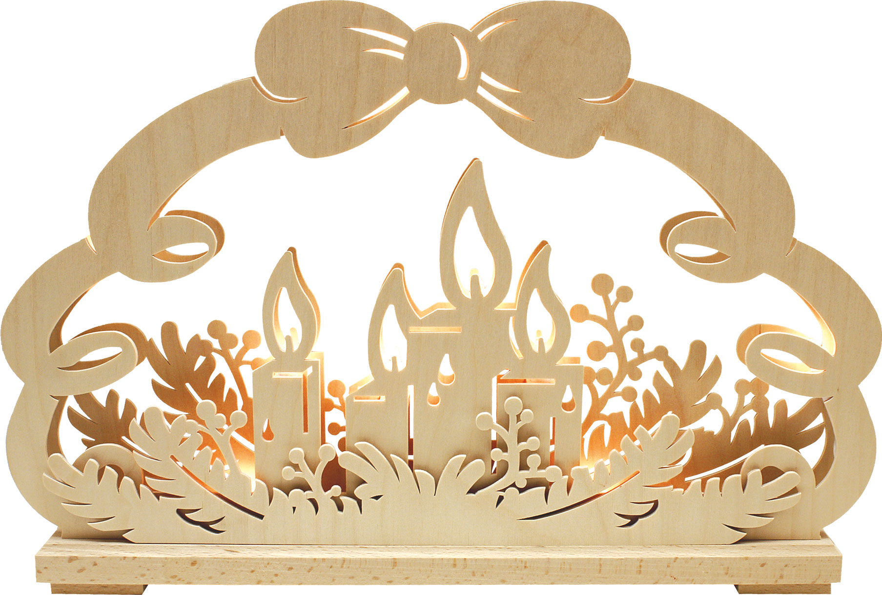 Łuk świąteczny, mały, lampki adwentowe