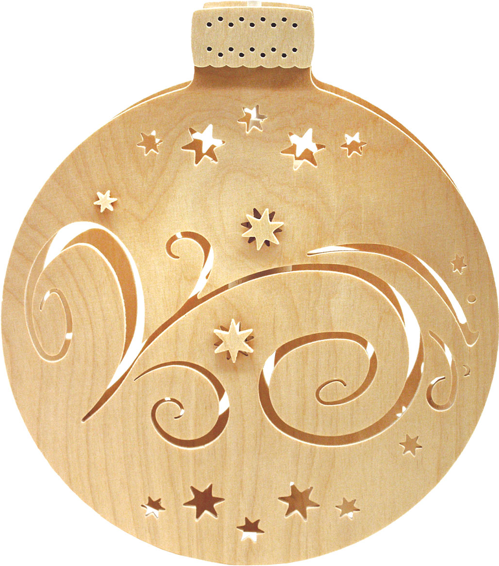 FB/B 3-piece ball with ornaments