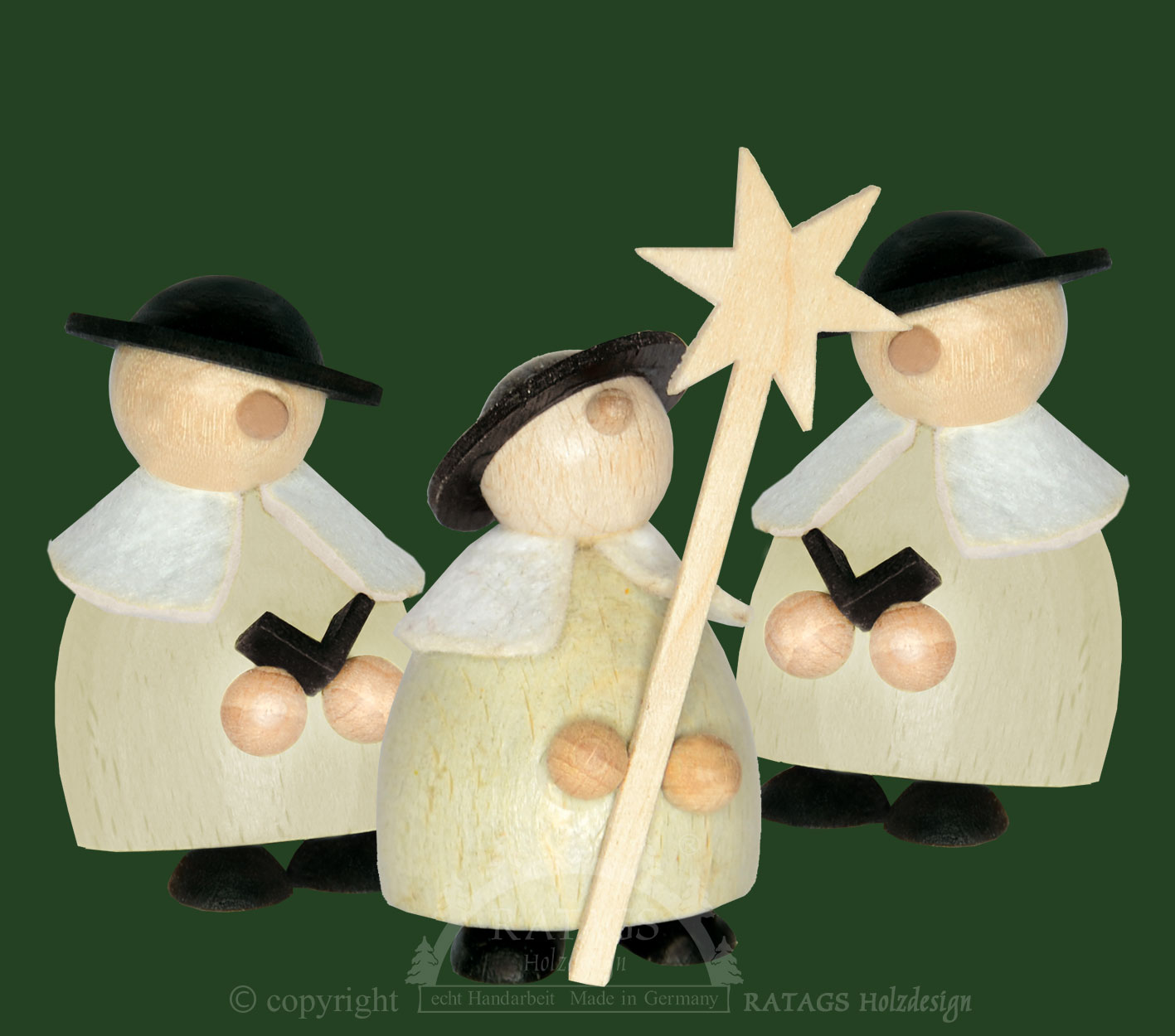 Figuur Molli, Junge Linie 3-delige set, Kurrende