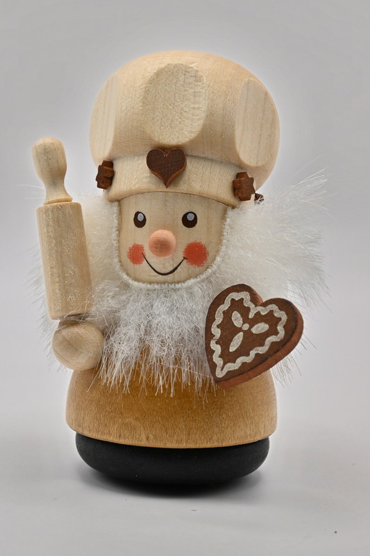 Wackelmännchen, Zuckerbäcker natur H 8 cm Wackelmännchen, Zuckerbäcker natur H 8 cm