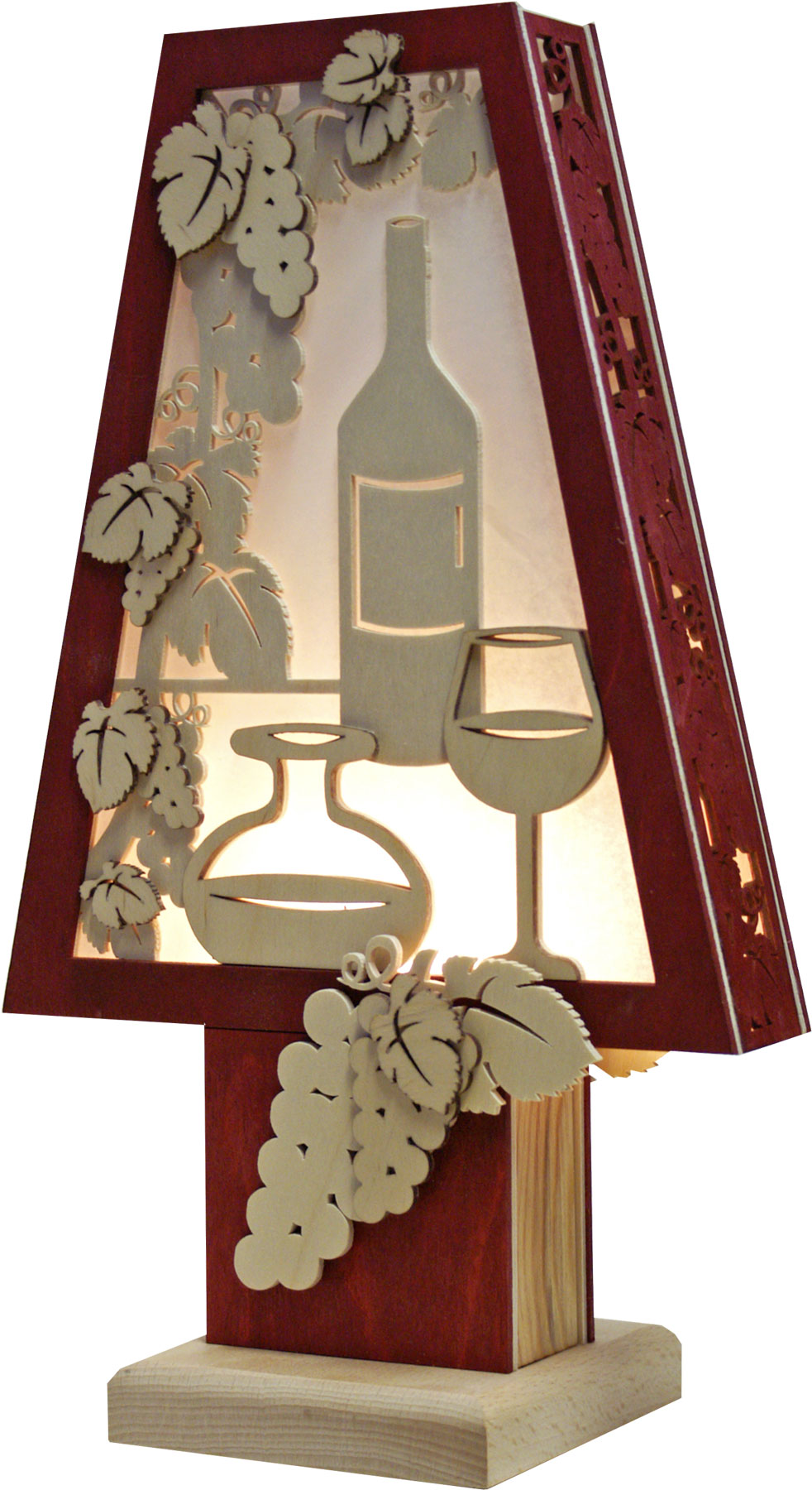 Romantikleuchte, Wein, natur, bordeaux