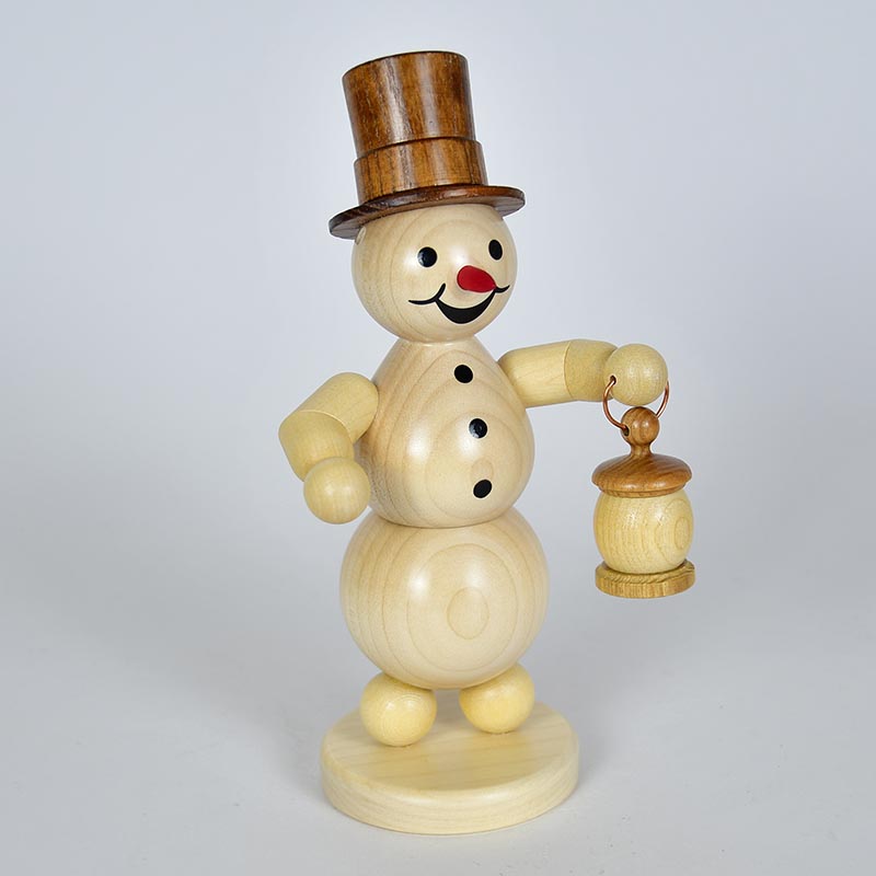 Räuchermann, Schneemann, Laterne 24 cm