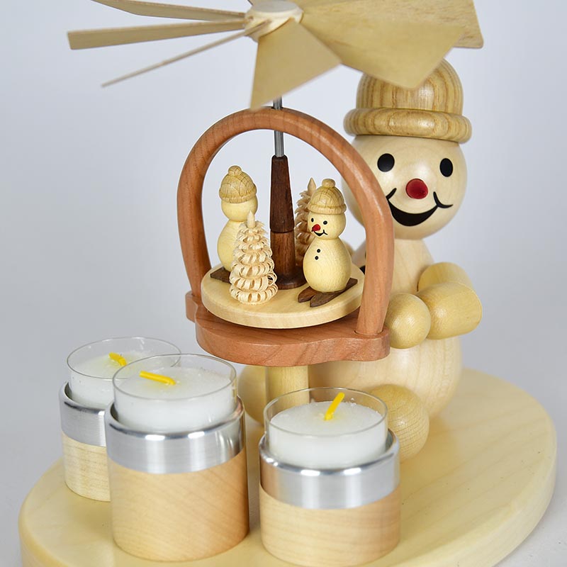 Pyramide "Junior mit Pyramide" natur, H 20 cm