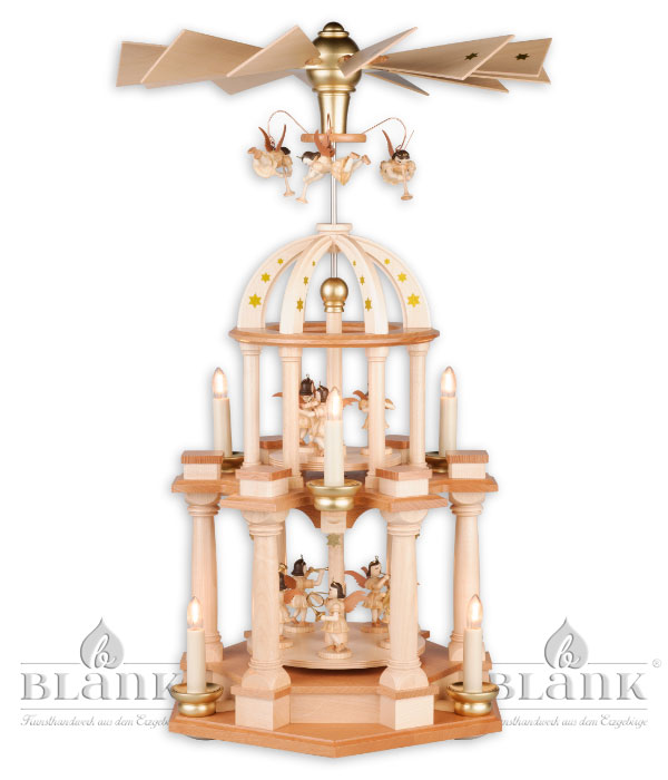 Cathedral pyramid with 2 tiers, electric