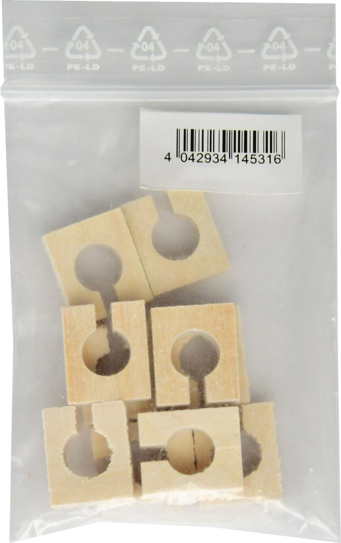 Soportes para lámparas USB y LED de alto voltaje, 10 unidades, ø 8 mm.