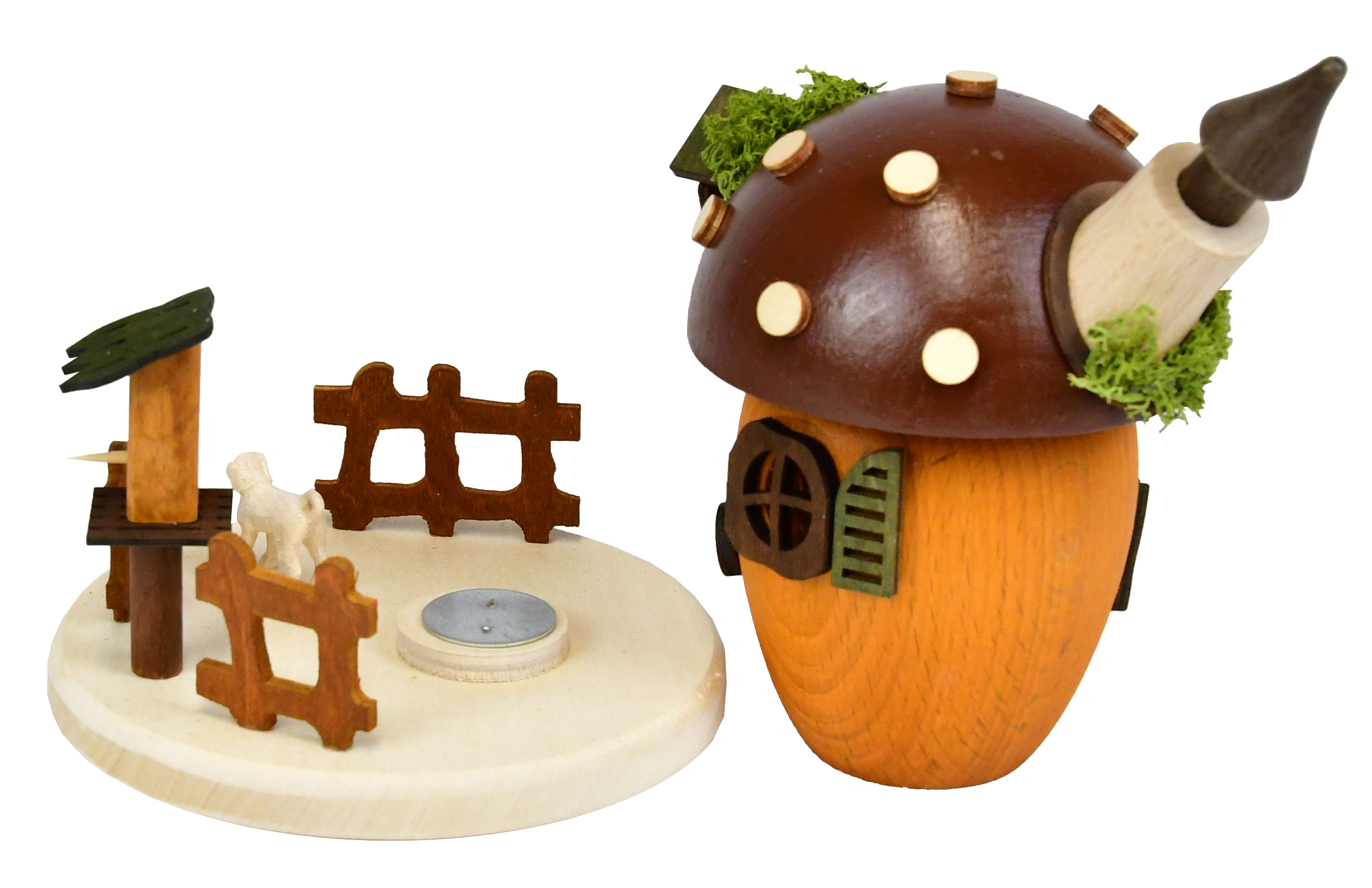 Maisonnette à encens, maisonnette champignon