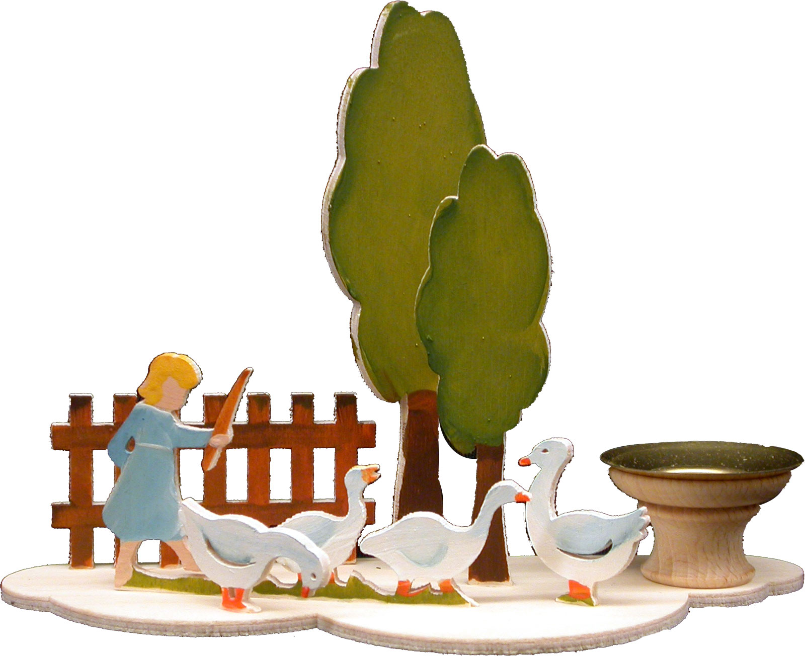 Table decorations for crafting, Gänseliesel