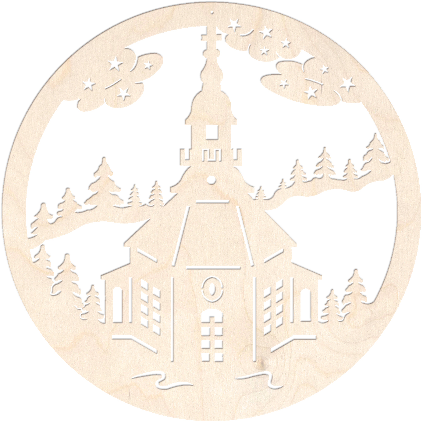 Fensterbild, Kirche Seiffen Fensterbild, Kirche Seiffen