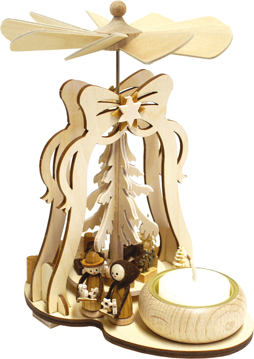 Mini bell pyramid, Striezelkinder tea light