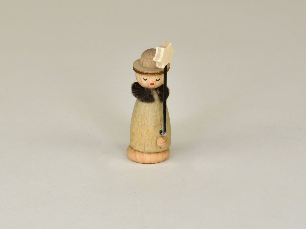 Miniaturfigur, natur, mit Stern RATAGS-Figur Miniaturfigur, natur, mit Stern RATAGS-Figur