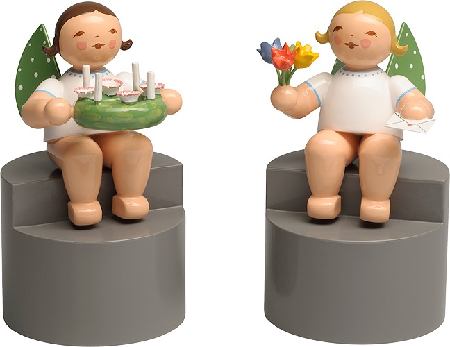 Engel auf Podest, 1 Paar