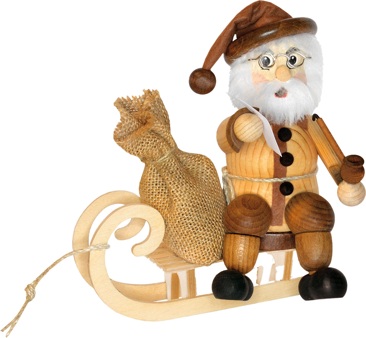 Kantenhocker, Weihnachtsmann mit Geschenken
