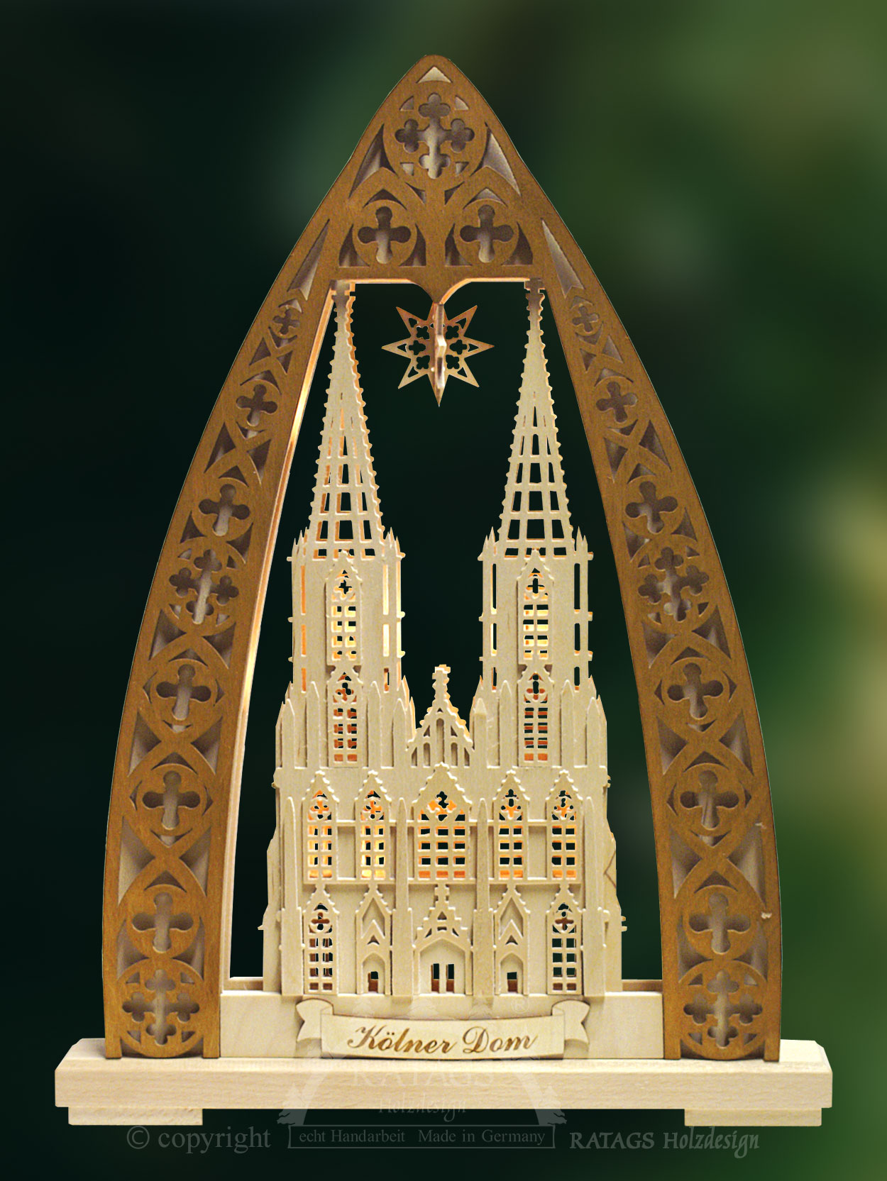 3D-Schwibbogen kl., Kölner Dom