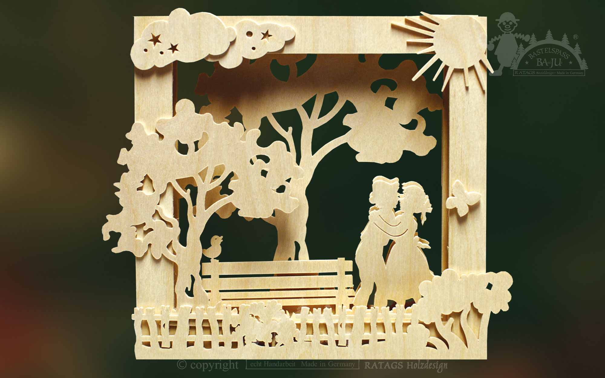 3D picture frames for crafting, summer