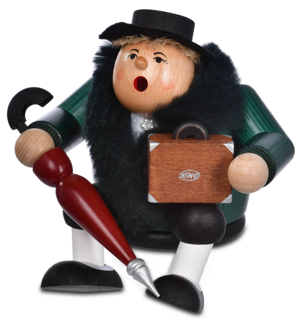 Reisetante Kantenhocker Bonhomme fumant