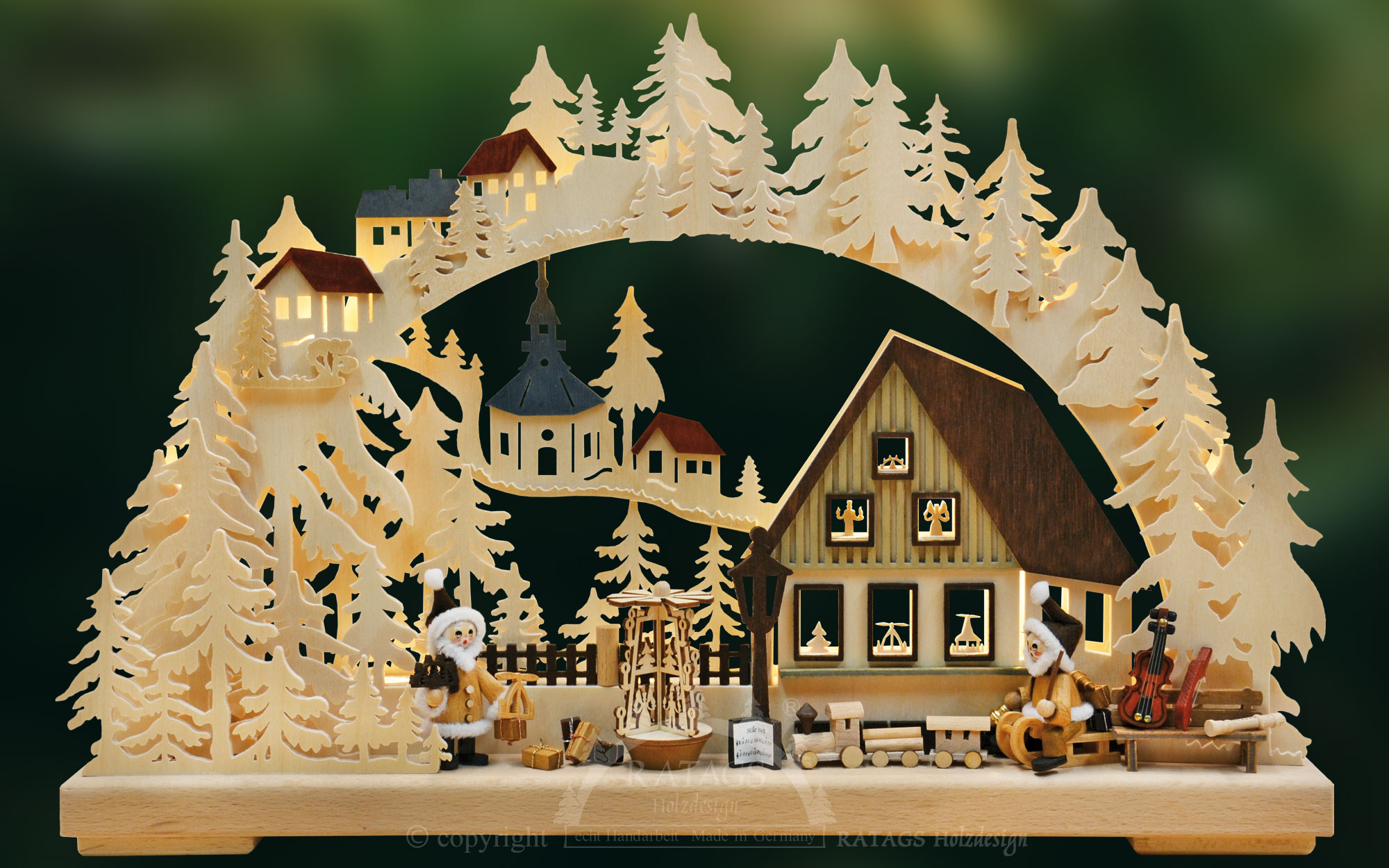 Petit arc lumineux 3D, atelier de Noël