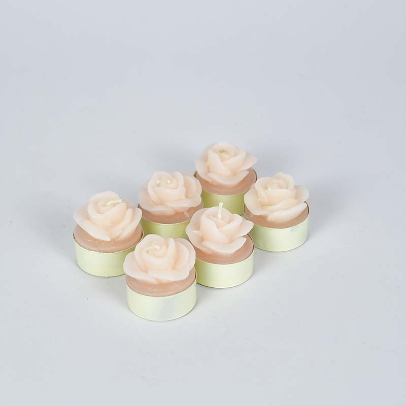 Kerze Rose , 3,5 cm, rose Preis per 1 Stück Kerze Rose , 3,5 cm, rose Preis per 1 Stück