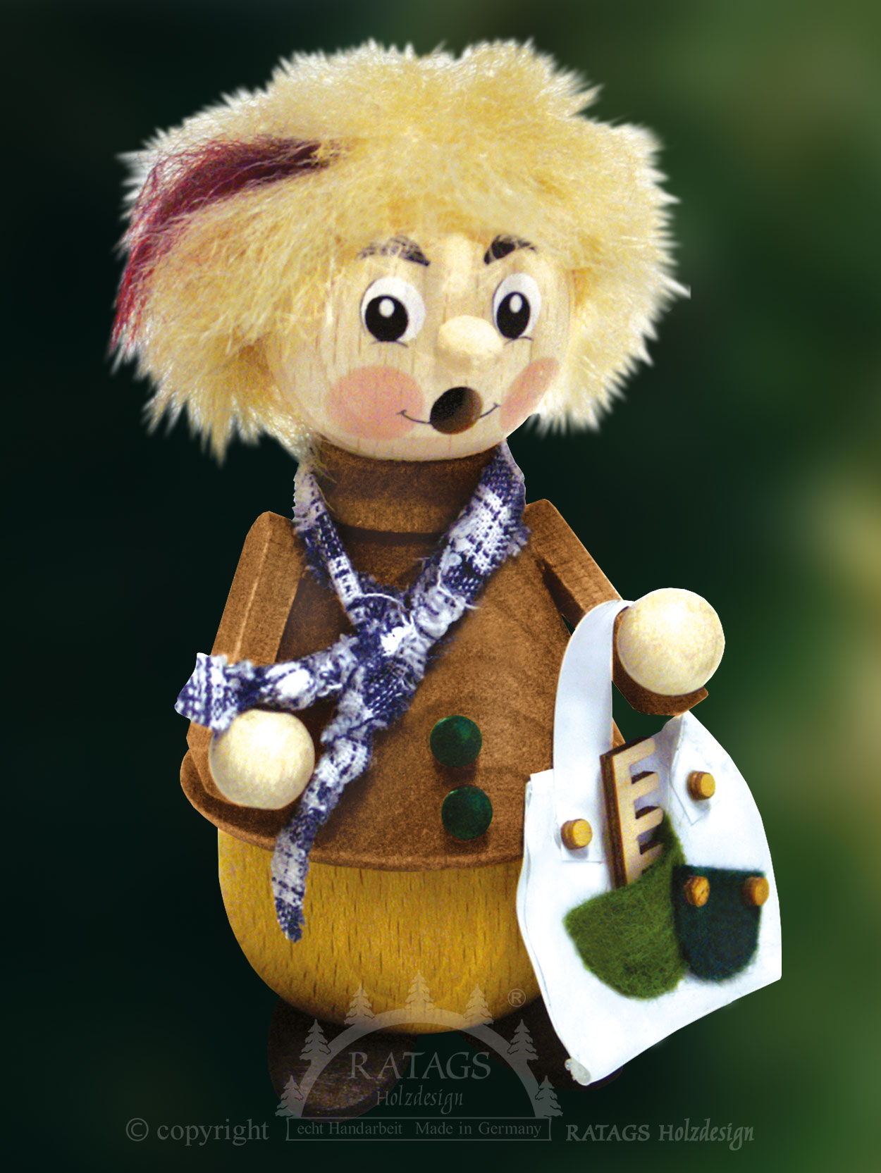 Räuchermännchen, Teeny, Tasche, Kamm, Schal Räuchermännchen, Teeny, Tasche, Kamm, Schal