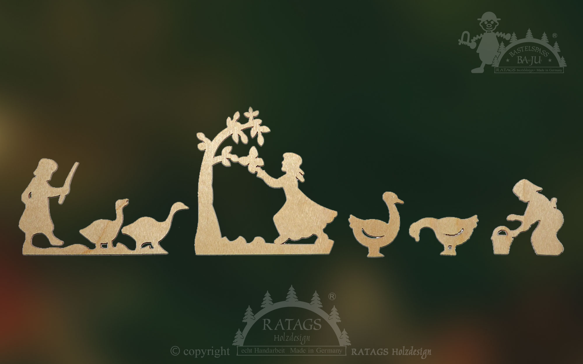 Figure set for crafting, 5 pieces