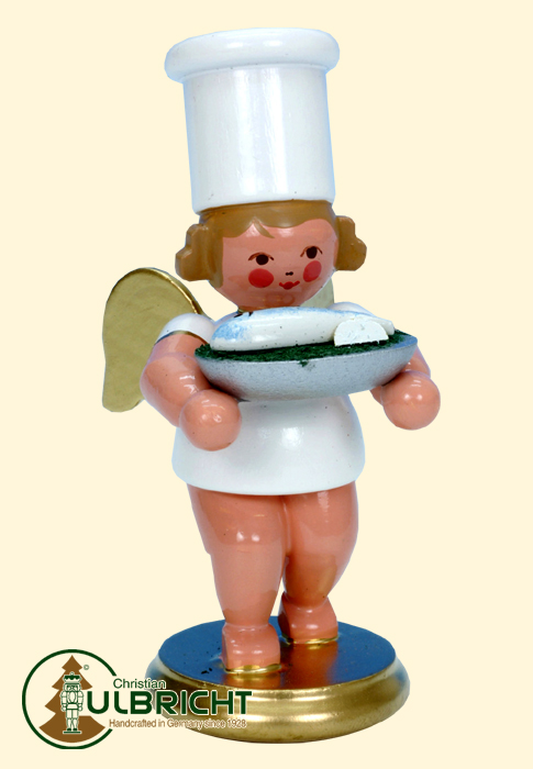 Figur, Kochengel mit Fisch