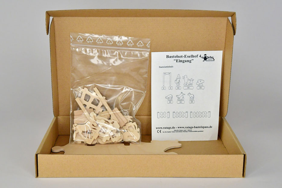 Donkey farm puzzle, for crafting, entrance